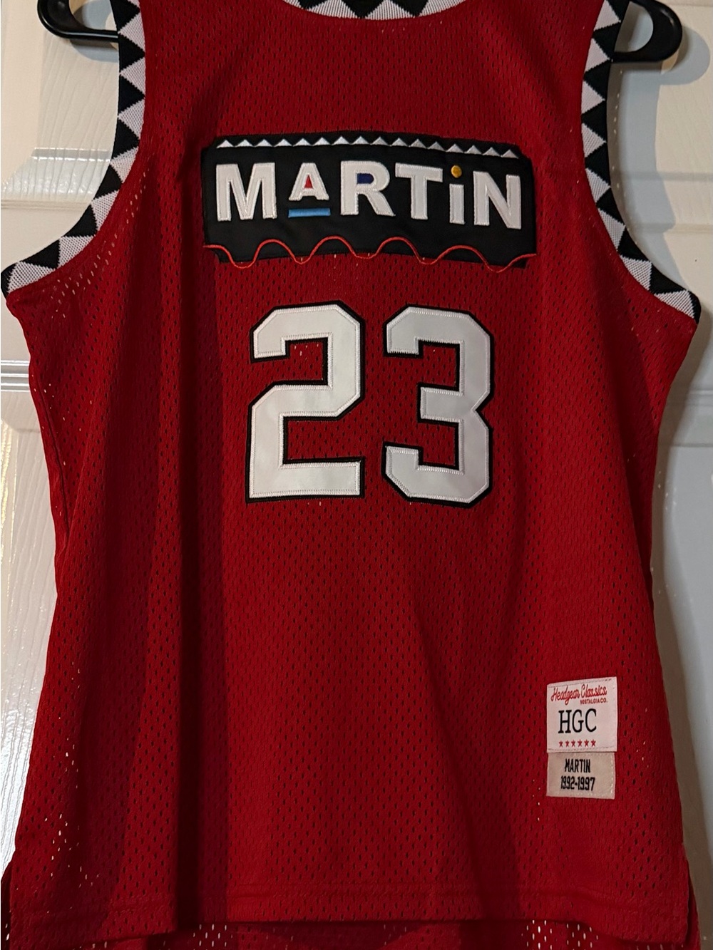 Red 'Martin' 23 Kids Basketball jersey - HGC